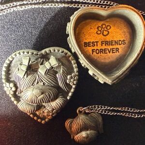 Ms Dee collectible 4 Pewter Full sett Puppy